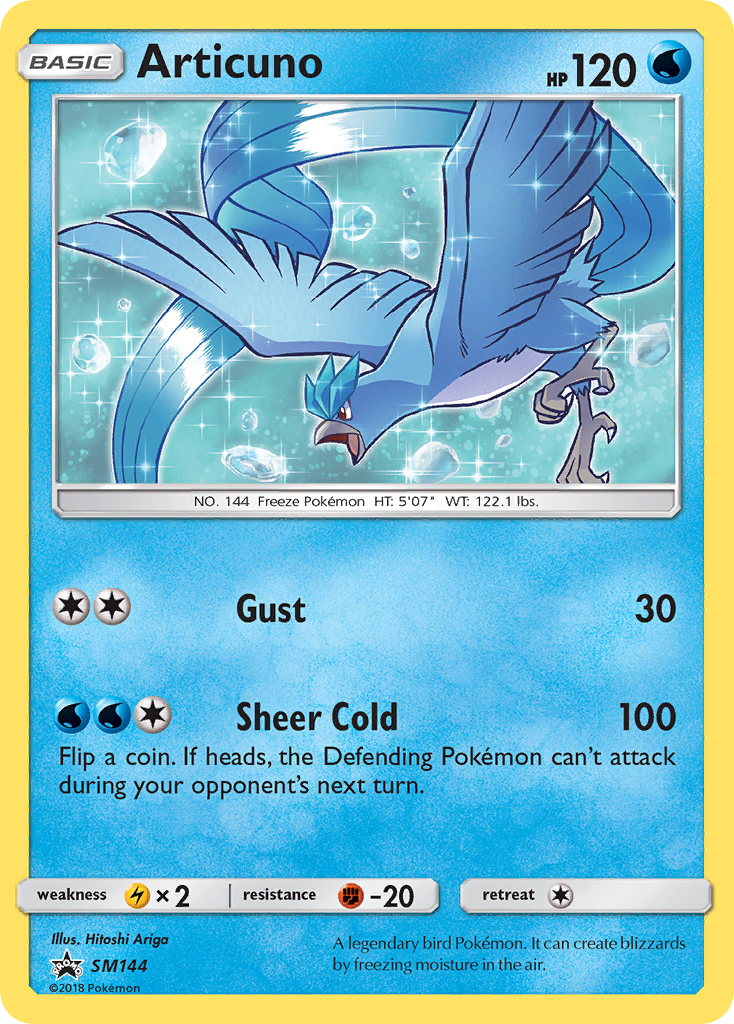 Articuno Sol e Lua Promos SM144/248