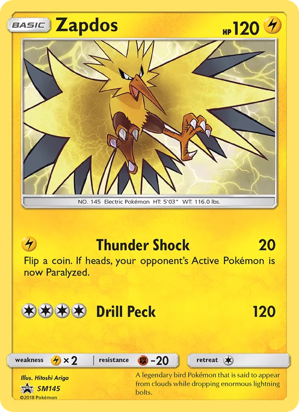 Zapdos SM Promokarten SM145/248