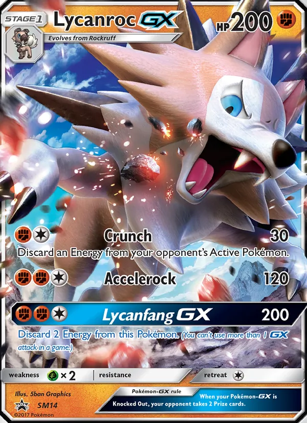 Lycanroc GX SL Cartas de promoción SM14/248