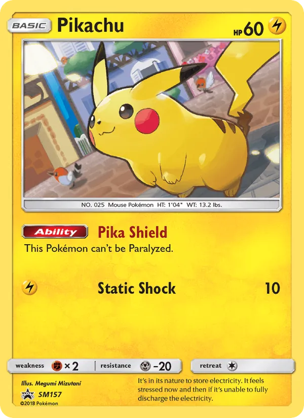 Pikachu SM Black Star Promos SM157/248