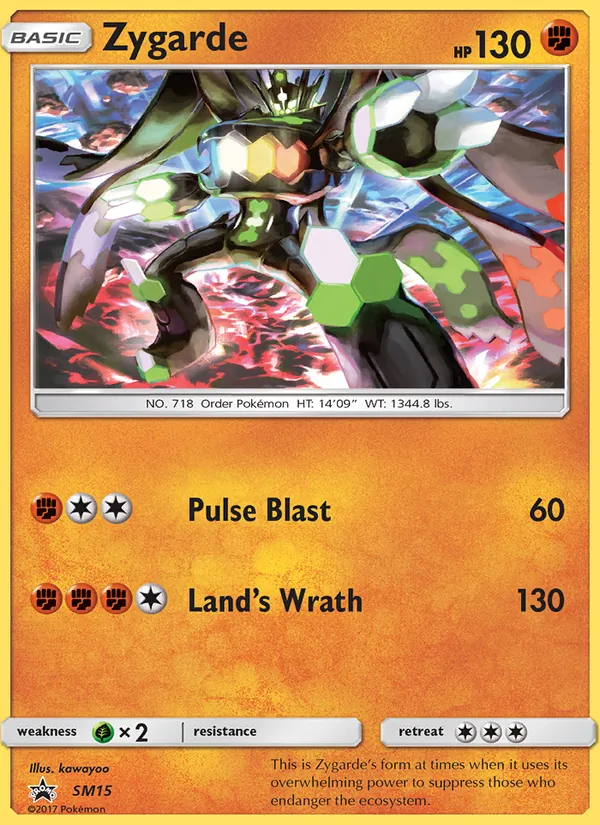 Zygarde Sol e Lua Promos SM15/248