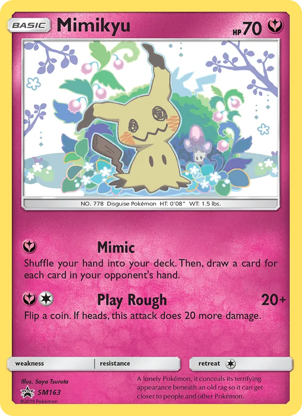 Mimikyu SL Cartas de promoción SM163/248