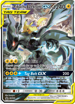 Pikachu e Zekrom GX