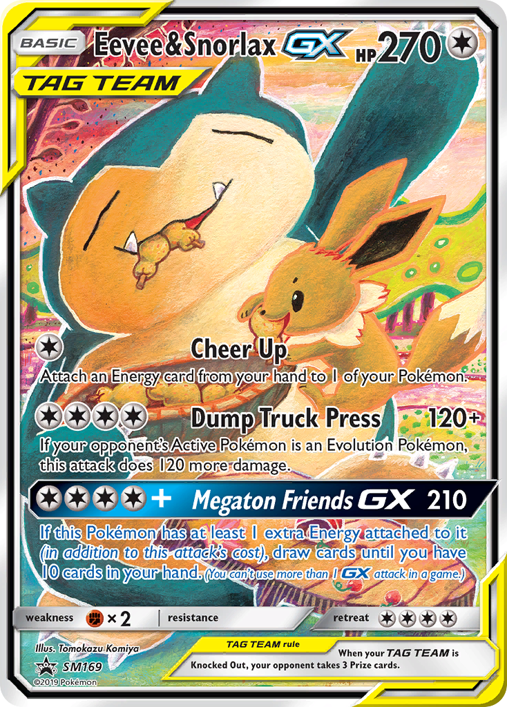 Eevee & Snorlax GX SM Black Star Promos SM169/248