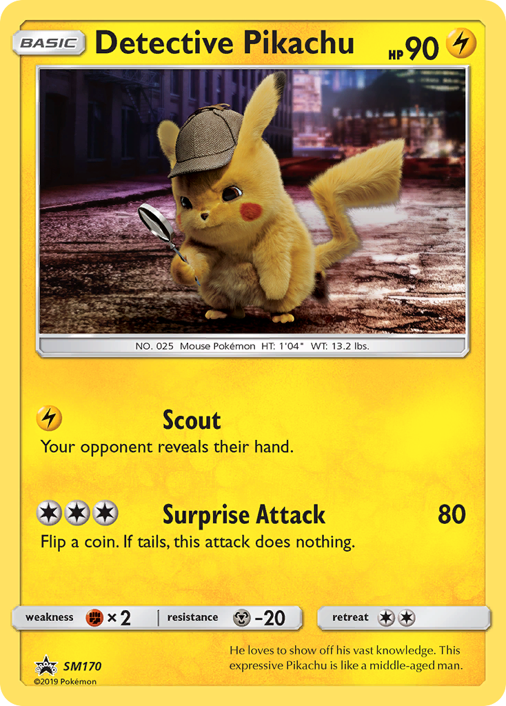 Detective Pikachu SM Black Star Promos SM170/248