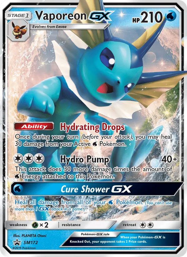 Vaporeon GX SL Promo SM172/248