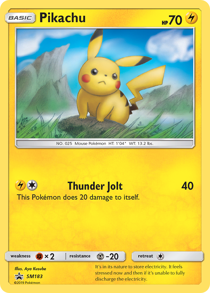 Pikachu SL Cartas de promoción SM183/248