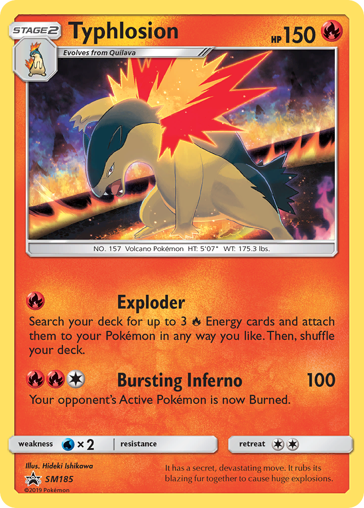 Typhlosion Sol e Lua Promos SM185/248
