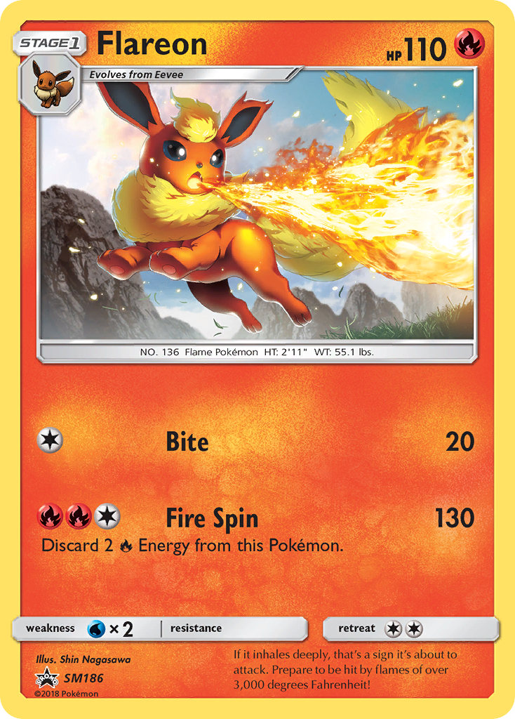 Flareon SM Black Star Promos SM186/248