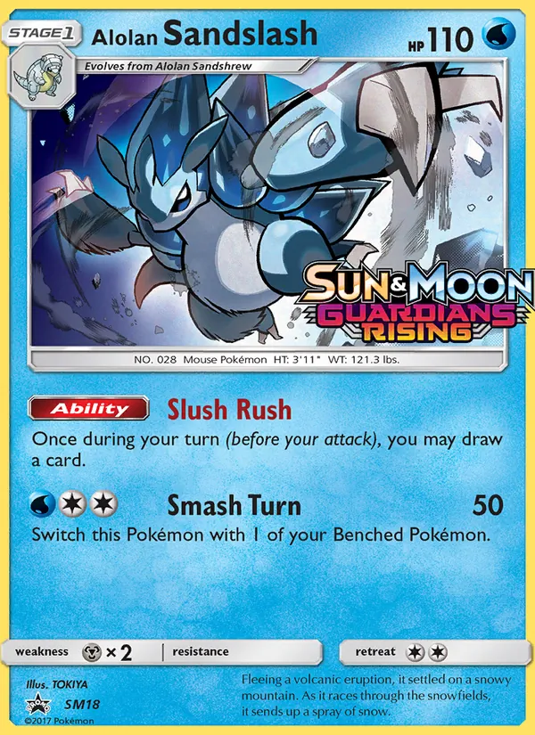 Alolan Sandslash SM Black Star Promos SM18/248