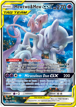 Mewtwo y Mew GX