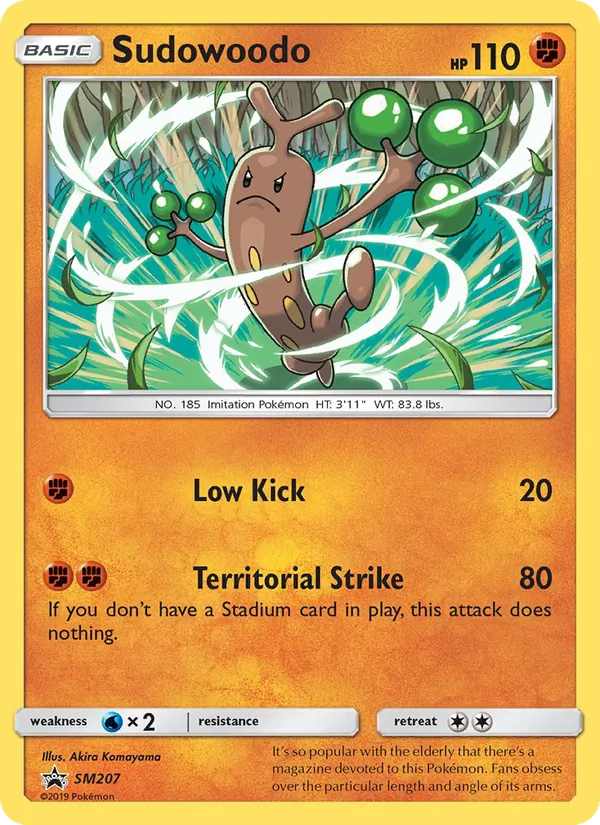 Sudowoodo Sol e Lua Promos SM207/248