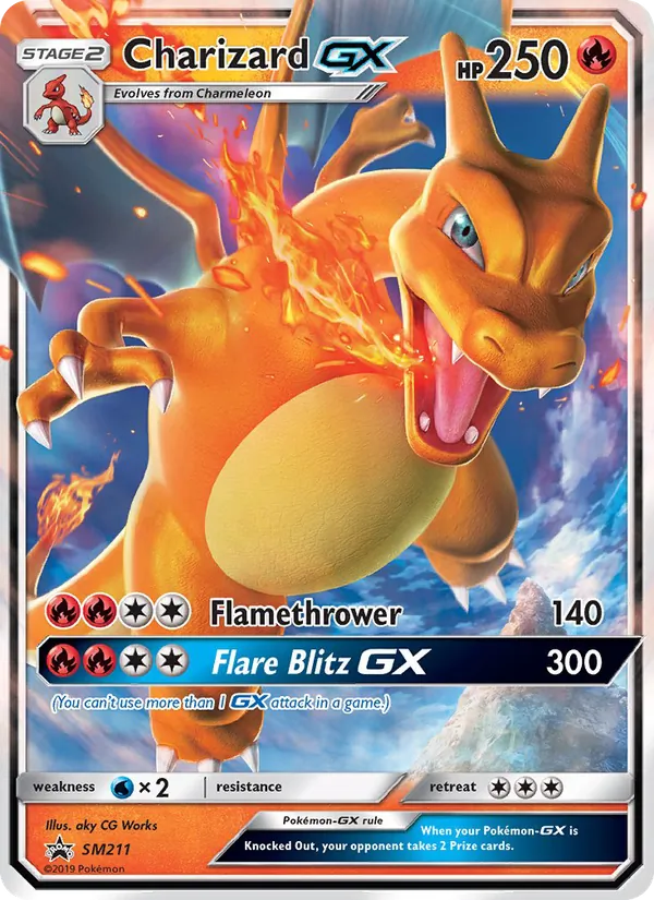 Charizard GX SL Cartas de promoción SM211/248