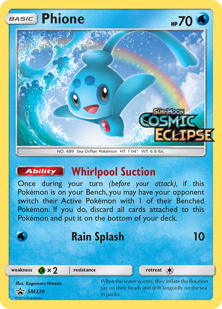 Phione Sol e Lua Promos SM220/248