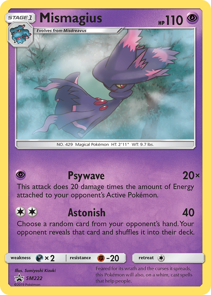 Mismagius Sol e Lua Promos SM222/248