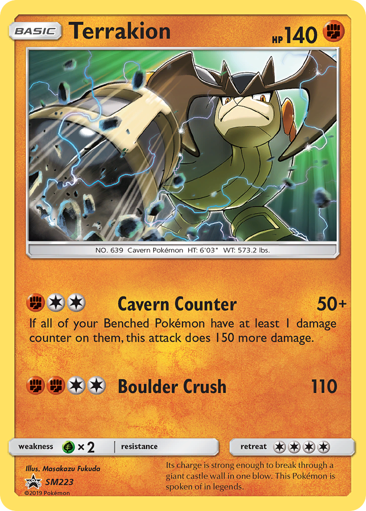 Terrakion SL Cartas de promoción SM223/248