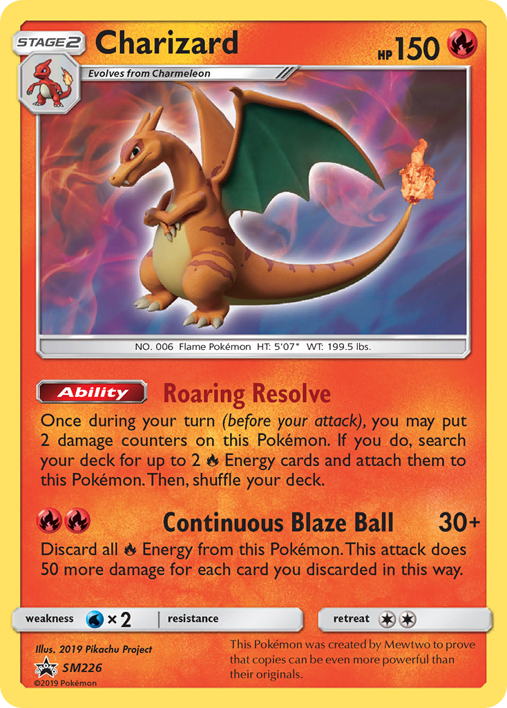 Charizard SL Cartas de promoción SM226/248