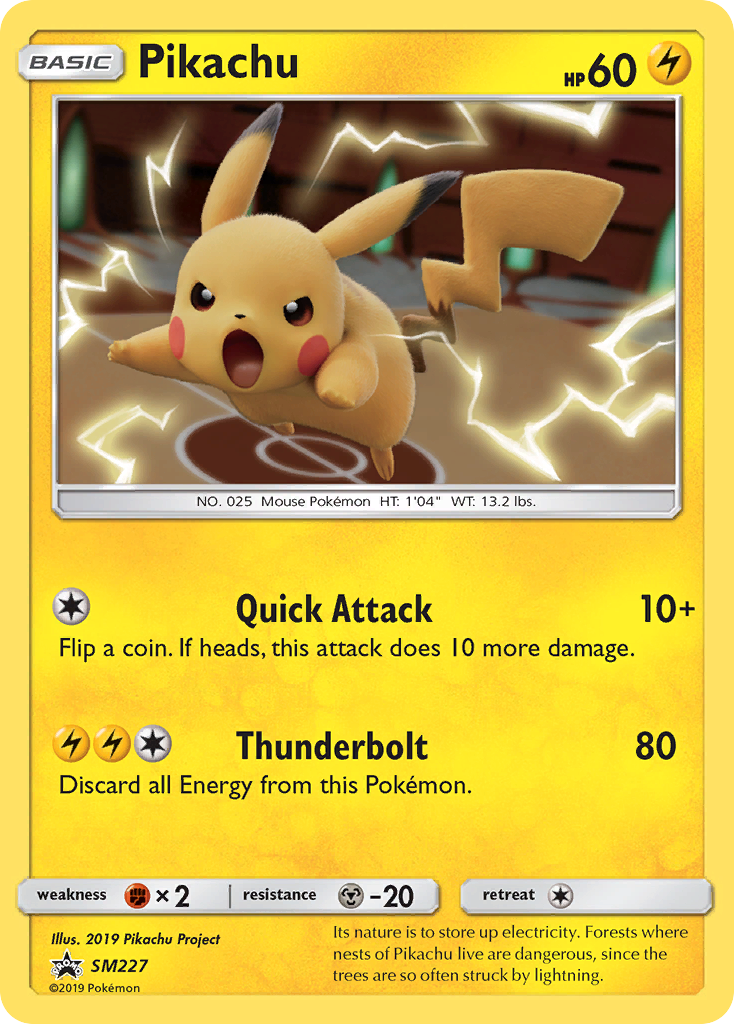 Pikachu SM Promokarten SM227/248