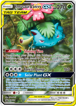 Venusaur y Snivy GX