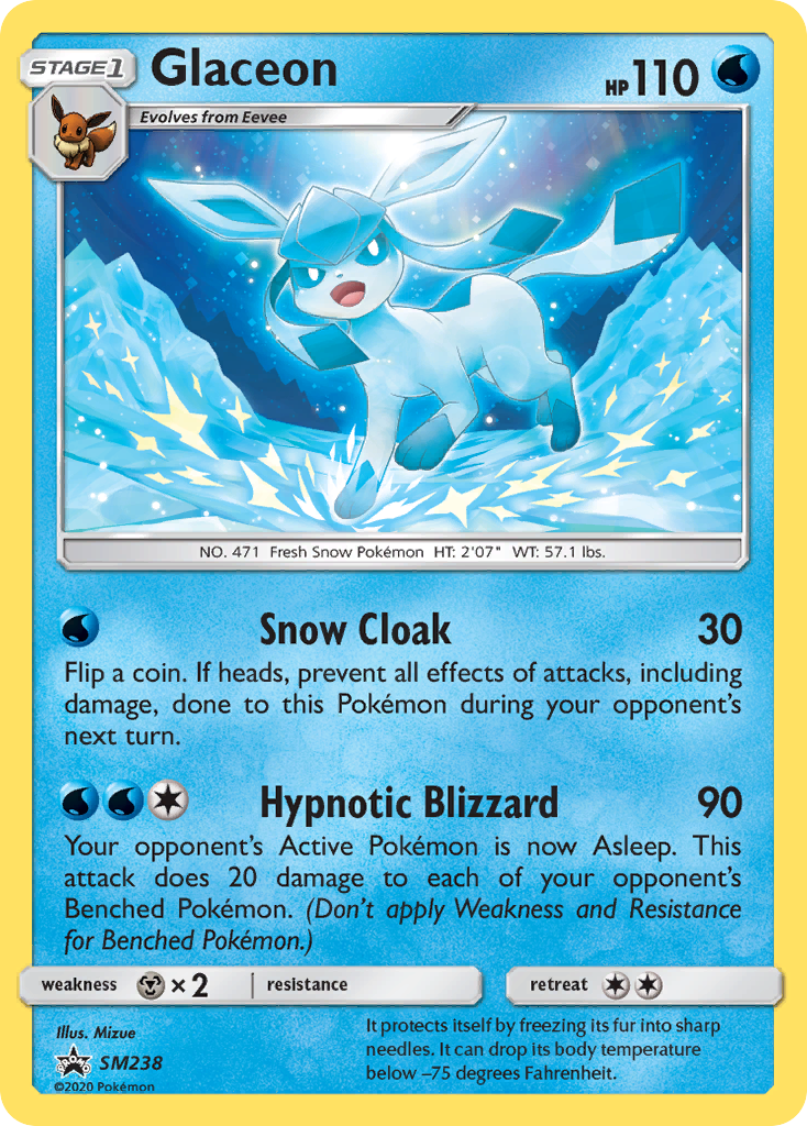 Glaceon SM Black Star Promos SM238/248