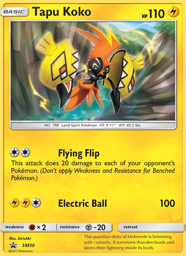 Tapu Koko SM Black Star Promos SM30/248