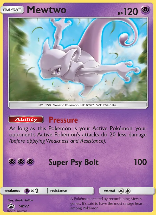 Mewtwo SM Black Star Promos SM77/248
