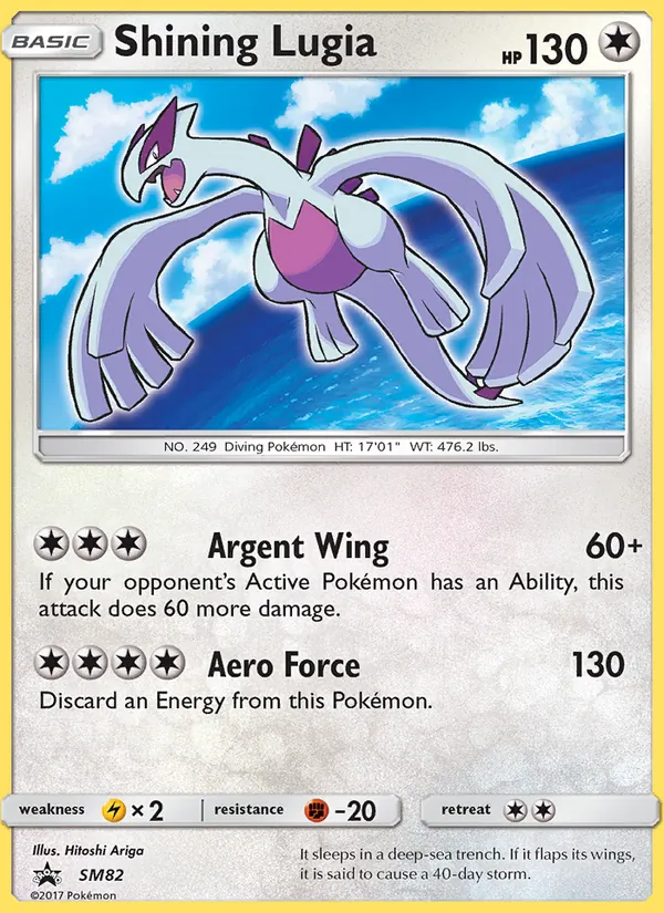 Lugia iridescente SL Promo SM82/248