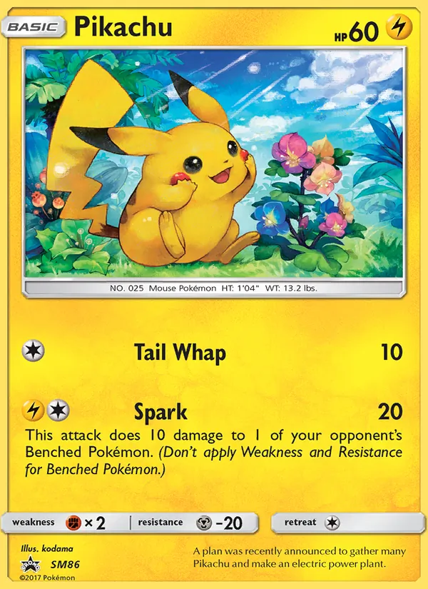 Pikachu Promo SM SM86/248