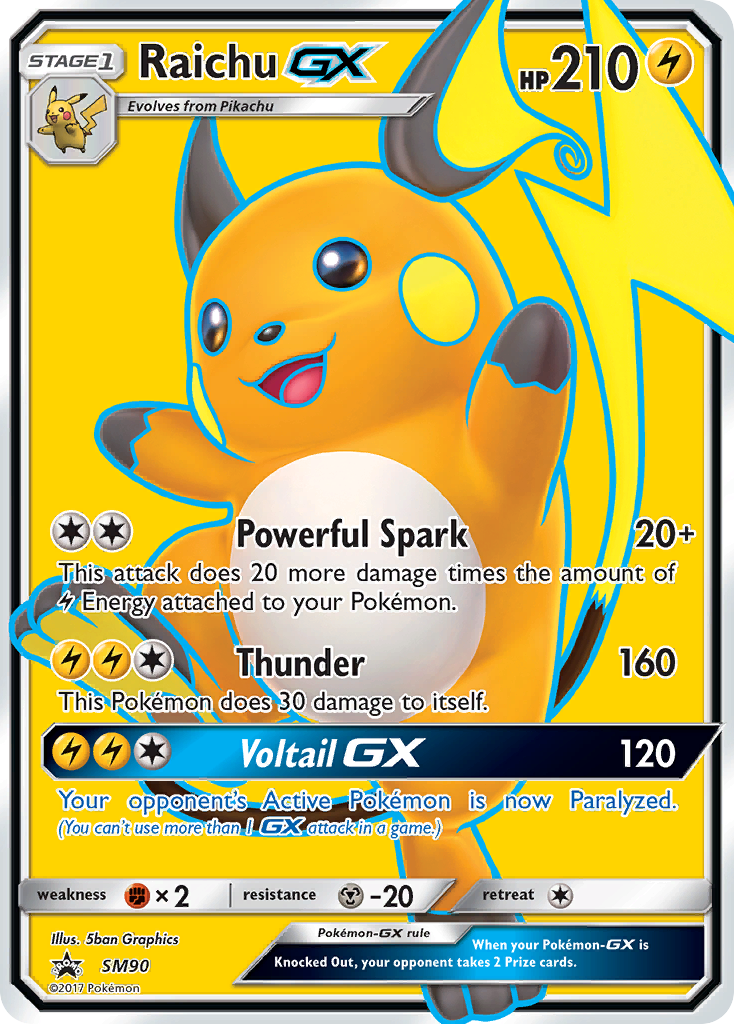 Raichu GX Sol e Lua Promos SM90/248