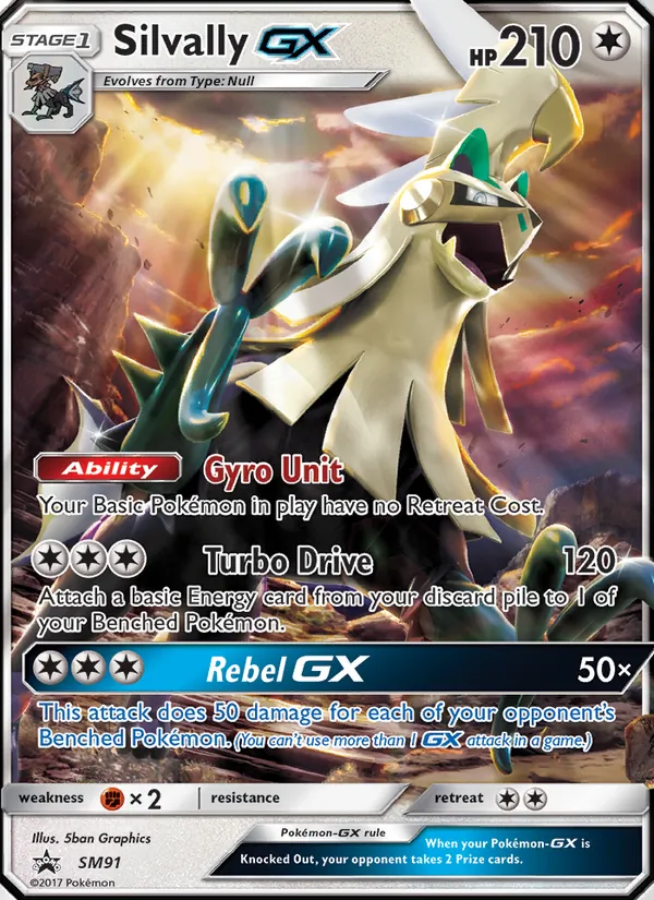 Silvally GX Sol e Lua Promos SM91/248