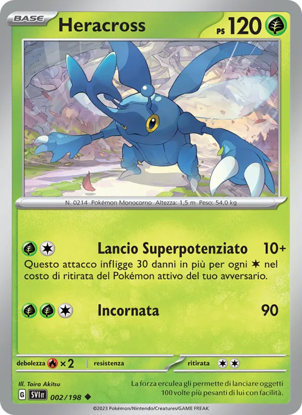 Heracross Scarlatto e Violetto 002/198