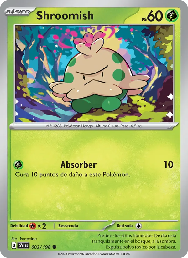 Shroomish Escarlata y Púrpura 003/198
