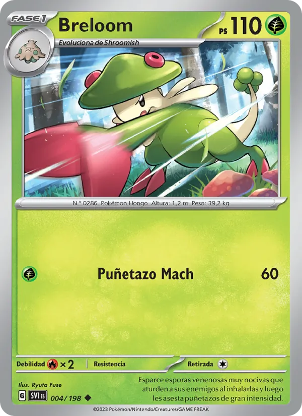 Breloom Escarlata y Púrpura 004/198