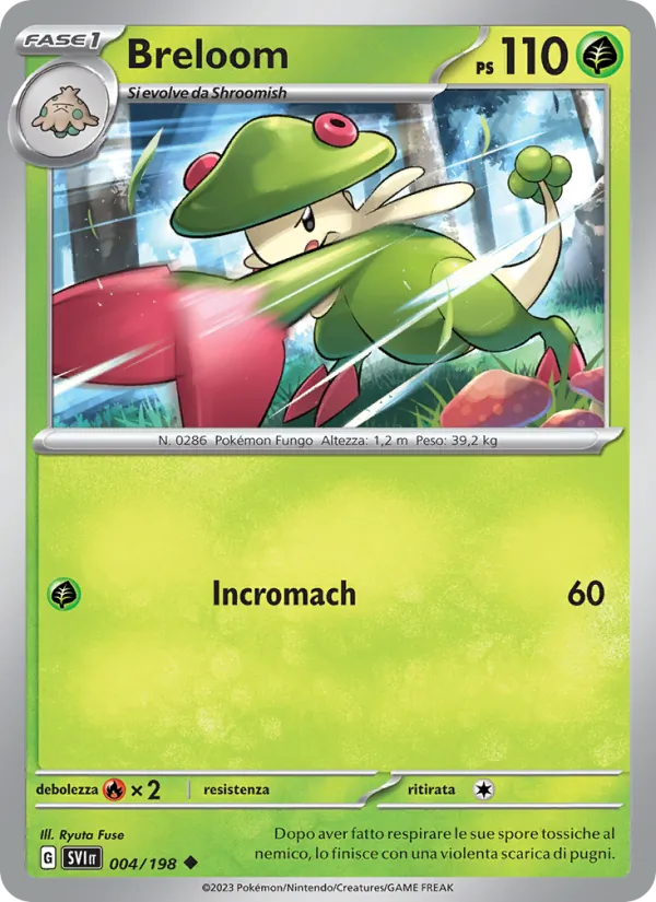Breloom Scarlatto e Violetto 004/198