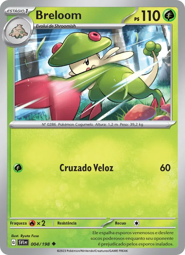 Breloom Escarlate e Violeta 004/198