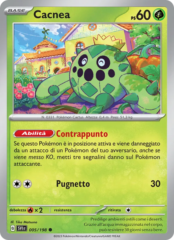 Cacnea Scarlatto e Violetto 005/198