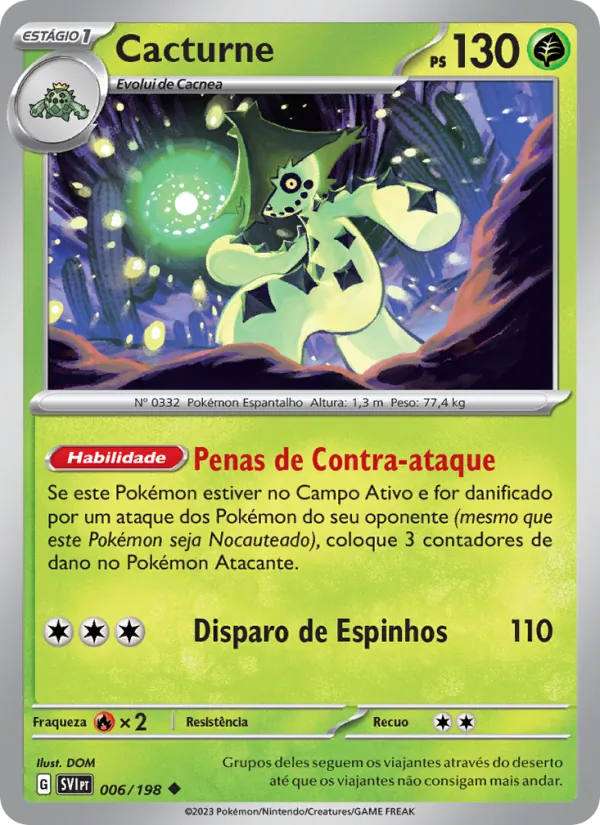 Cacturne Escarlate e Violeta 006/198
