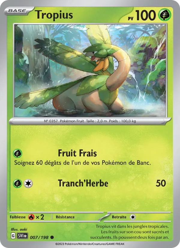 Tropius Écarlate et Violet 007/198