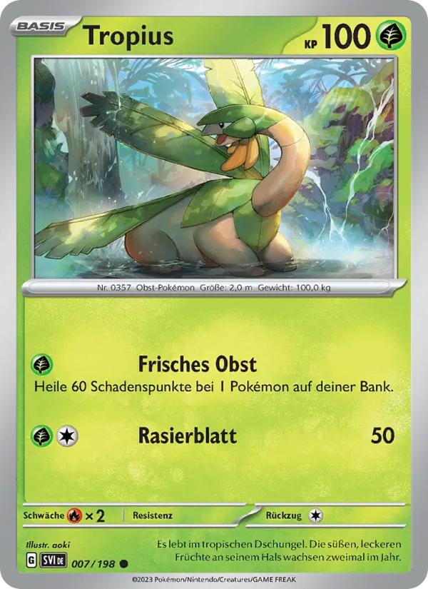 Tropius Karmesin & Purpur 007/198