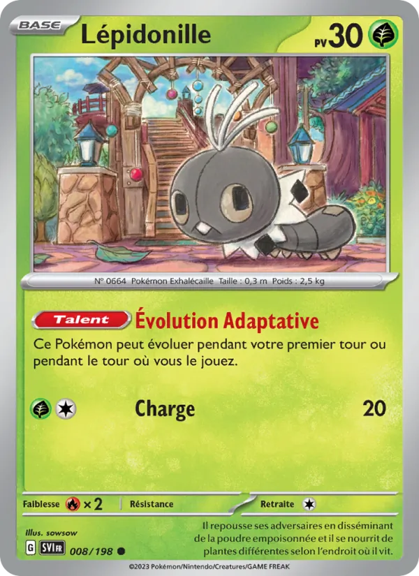 Lépidonille Écarlate et Violet 008/198