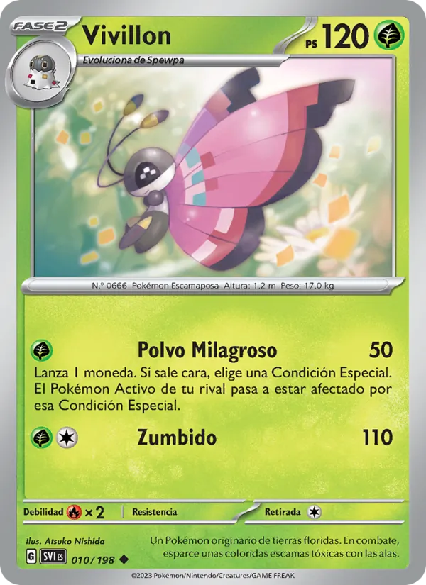 Vivillon Escarlata y Púrpura 010/198