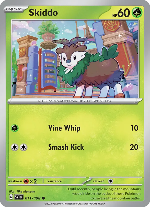 Skiddo Scarlet & Violet 011/198
