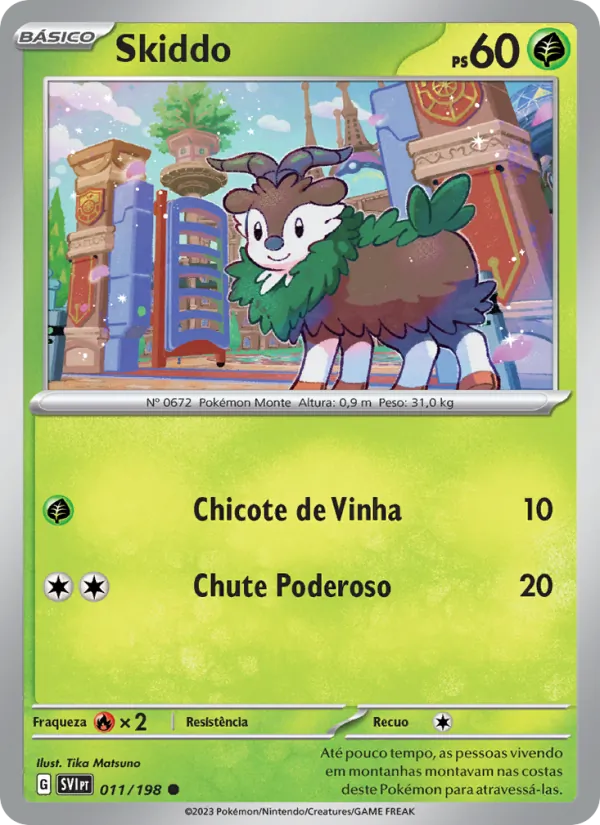 Skiddo Escarlate e Violeta 011/198