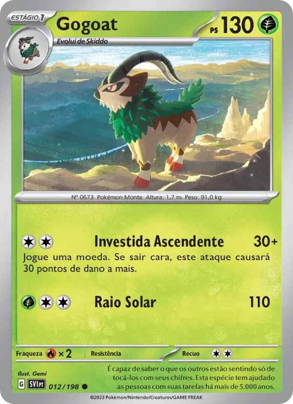 Gogoat Escarlate e Violeta 012/198