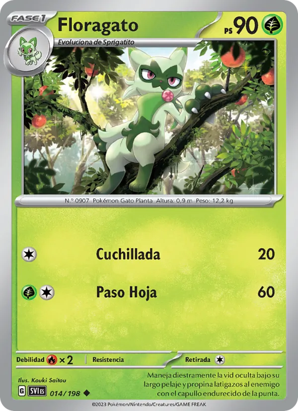 Floragato Escarlata y Púrpura 014/198