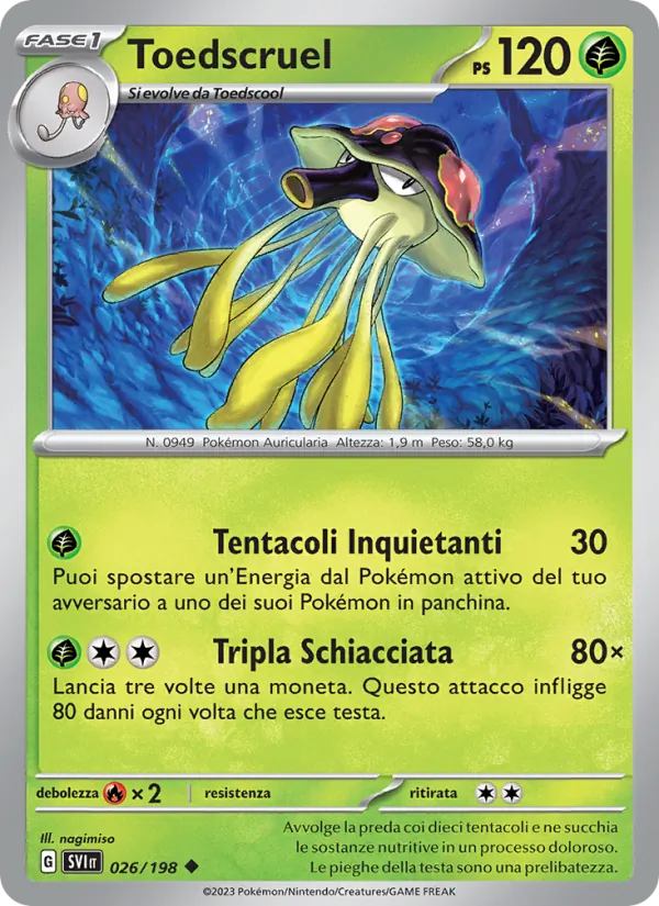 Toedscruel Scarlatto e Violetto 026/198