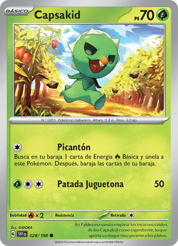 Capsakid Escarlata y Púrpura 028/198