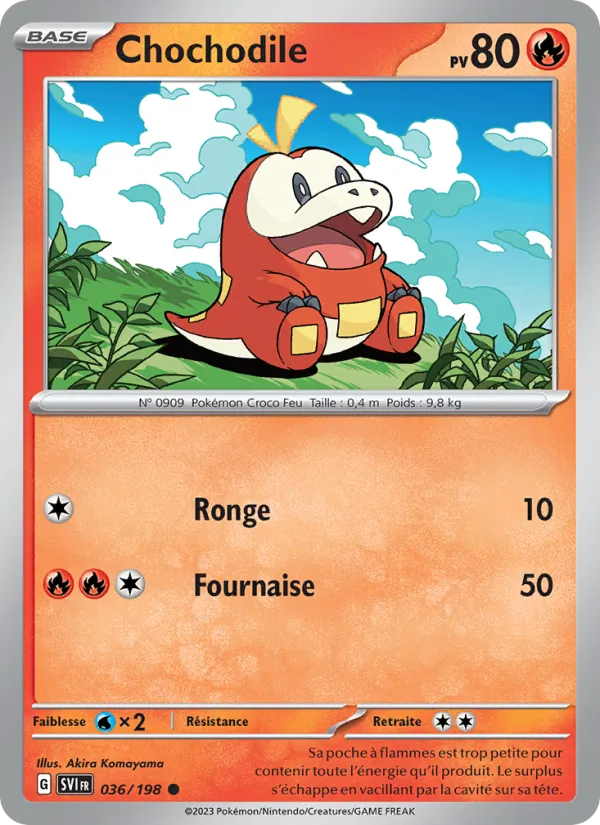 Chochodile Écarlate et Violet 036/198