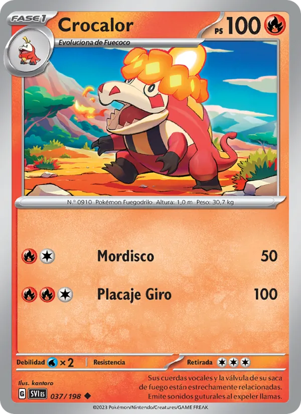 Crocalor Escarlata y Púrpura 037/198