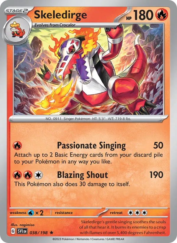 Skeledirge Scarlet & Violet 038/198